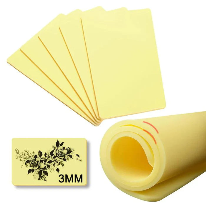 Big Size Extra Thick Soft Real Silica Blank Tattoo Practice Skin 3mm 1pc per order